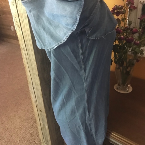 NWT Michael Kors Cold Shoulder Jean Dress XS - Picture 5 of 7